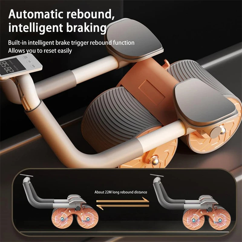 Powerful Automatic Rebound Ab Abdominal Exercise Roller