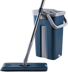 Flat Mop Bucket System with Mop Bucket Set