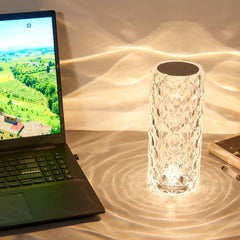 Illuminate Your Space with Our LED Crystal Table Lamp