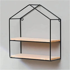 Wall Mounted House Shape Shelf