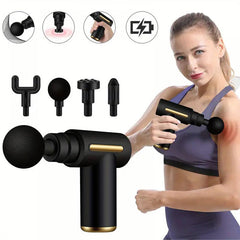 Compact Power Portable Mini Massager Gun for Ultimate Body Relaxation & Pain Relief - CY-007 - Random Color